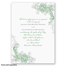 Bridal Lace - Clover - Invitation