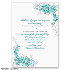 Bridal Lace - Jade - Invitation