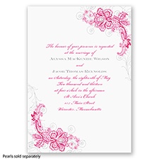 Bridal Lace - Watermelon - Invitation