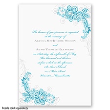 Bridal Lace - Malibu - Invitation