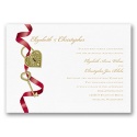 Key To My Heart - Apple - Invitation