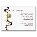 Key To My Heart - Chocolate - Invitation