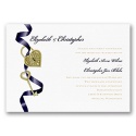 Key To My Heart - Lapis - Invitation