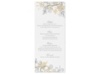 Flourish with Golden Shadow - Mercury - Menu Card