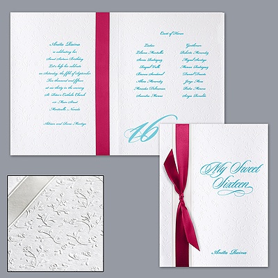 Enchantment Sweet 16 - Invitation