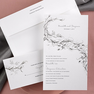Silver Vines - Invitation