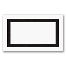 Black Border - DIY Place Cards