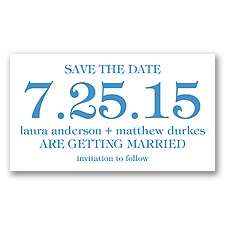 Bold Date - Save the Date Magnet