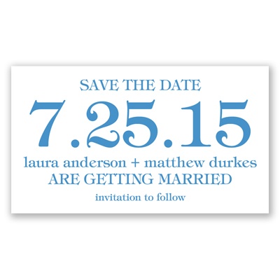 Bold Date - Save the Date Magnet