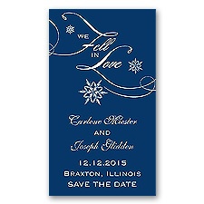 Snowfall - Marine - Save the Date Magnet