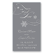 Snowfall - Mercury - Save the Date Magnet