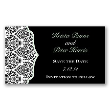 Stylish Damask - Meadow - Save the Date Magnet