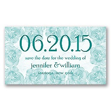 Vintage Roses - Jade - Save the Date Magnet