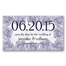 Vintage Roses - Lapis - Save the Date Magnet