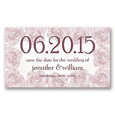 Vintage Roses - Rosewood - Save the Date Magnet