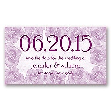 Vintage Roses - Sangria - Save the Date Magnet