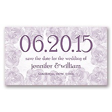 Vintage Roses - Wisteria - Save the Date Magnet