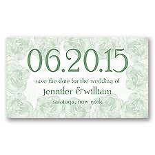 Vintage Roses - Clover - Save the Date Magnet