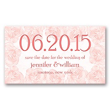 Vintage Roses - Coral Reef - Save the Date Magnet
