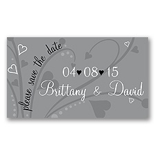 Joyful - Save the Date Magnet - Black