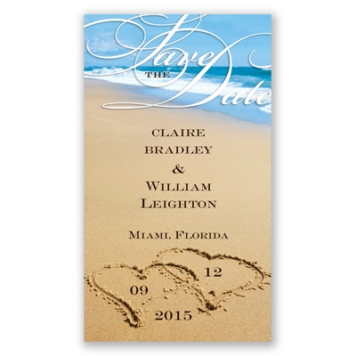 Wedding Invitations Save Dates Beachsave Date Magnet