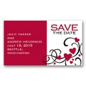 Playful Hearts - Save the Date Magnet