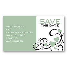 Playful Hearts - Meadow - Save the Date Magnet