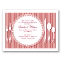 Plate - Rehearsal Dinner Invitation