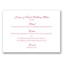 Classic Menu Card - Bright White - Horizontal