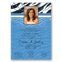 Hollywood Glamour - Cornflower - Invitation