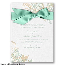 Flourish with Golden Shadow - Meadow - Invitation