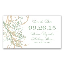Flourish with Golden Shadow - Meadow - Save The Date Magnet