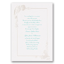 Shell Border - Invitation