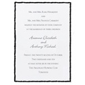 Deckle Edge Collection - Black Invitation