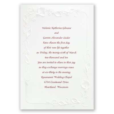 Beautiful Border - Invitation