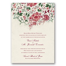 Blooming Beauty - Apple - Invitation