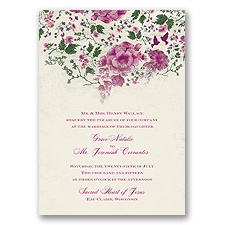 Blooming Beauty - Begonia - Invitation