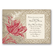 Vintage Love - Apple - Invitation