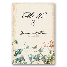 Natural Glade - Table Number