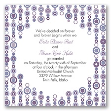 Inspired - Wisteria - Invitation