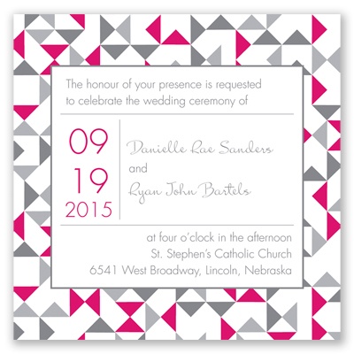 Looking Sharp - Watermelon - Invitation