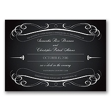 Crisp and Classic  - Invitation