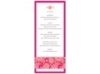 Perfect Paisley Duet - Watermelon- Menu Card