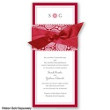 Perfect Paisley Duet - Apple- Invitation
