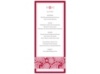 Perfect Paisley Duet - Apple- Menu Card