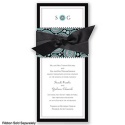 Perfect Paisley Duet - Black- Invitation