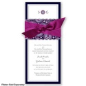 Perfect Paisley Duet - Lapis- Invitation