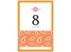 Perfect Paisley Duet - Tangerine- Table Number