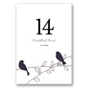 Love Birds - Lapis - Table Number