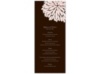 Burst of Love - Chocolate- Menu Card